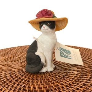Rose Cat Character Figurine - Island Creek